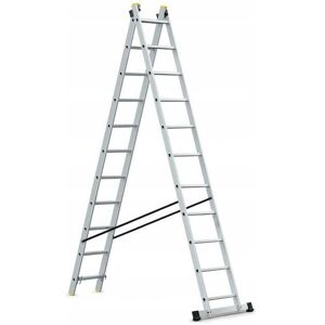 Awtools, Échelle, DRABINA ALUMINIOWA 2x11 STOPNI 150KG - Publicité Awtools, Échelle, DRABINA ALUMINIOWA 2x11 STOPNI 150KG - Publicité