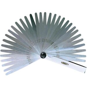 Insize, Outils de mesure, Jauge d'épaisseur 0,03-1,0 32 feuilles L=100 (4602-32) - Publicité Insize, Outils de mesure, Jauge d'épaisseur 0,03-1,0 32 feuilles L=100 (4602-32) - Publicité
