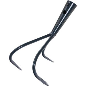 Siena Garden, Outils à main de jardinage, Cultivateur 3 dents 10 cm sans manche 28 mm douille anthracite - Publicité Siena Garden, Outils à main de jardinage, Cultivateur 3 dents 10 cm sans manche 28 mm douille anthracite - Publicité