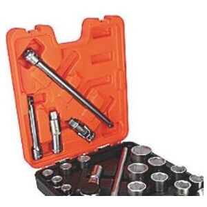 Bahco Clé à douille + douilles, 3/4" Steckschlüsselsatz, metrisch, Sechskant, mit Knarrrenkopf und Teleskopgriff - 20.teilig (19 mm, 22 mm, 24 mm, 27 mm, 30 mm, 32 mm, 33 mm, 34 mm, 38 mm, 41 mm, 50 mm) - Publicité Bahco Clé à douille + douilles, 3/4" Steckschlüsselsatz, metrisch, Sechskant, mit Knarrrenkopf und Teleskopgriff - 20.teilig (19 mm, 22 mm, 24 mm, 27 mm, 30 mm, 32 mm, 33 mm, 34 mm, 38 mm, 41 mm, 50 mm) - Publicité