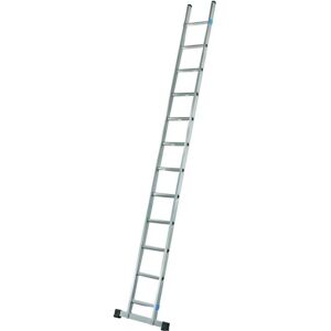 Zarges, Échelle, Échelle simple 16 échelons Aluminium Longueur de l'échelle 4660 mm Hauteur de travail jusqu'à (Échelle simple, 467 cm) - Publicité Zarges, Échelle, Échelle simple 16 échelons Aluminium Longueur de l'échelle 4660 mm Hauteur de travail jusqu'à (Échelle simple, 467 cm) - Publicité