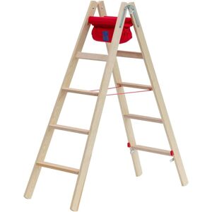 Échelle en bois Hymer avec sac en tissu 2x5 marches - Échelle - Publicité Échelle en bois Hymer avec sac en tissu 2x5 marches - Échelle - Publicité