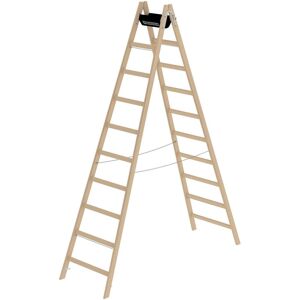 MUNK Günzburger Steigtechnik - Échelle en bois 2x10, pinie - Publicité MUNK Günzburger Steigtechnik - Échelle en bois 2x10, pinie - Publicité