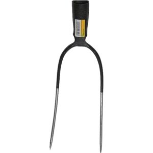 Fourche de jardin Victoria - 2 dents 28x13cm acier inoxydable - Publicité Fourche de jardin Victoria - 2 dents 28x13cm acier inoxydable - Publicité