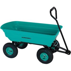 Greenmill GR9380 - Chariot de jardin 75L et roues de 10 pouces - Publicité Greenmill GR9380 - Chariot de jardin 75L et roues de 10 pouces - Publicité