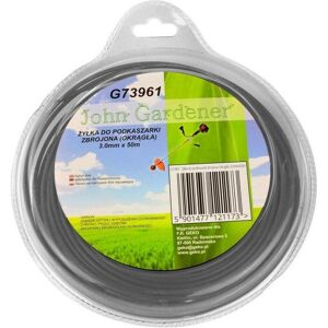 GEKO, Machine de jardinage : accessoires, Fil de coupe renforcé, 3,0 mm, 50 m, profil rond, nylon (Fil de coupe + bobine de fil) - Publicité GEKO, Machine de jardinage : accessoires, Fil de coupe renforcé, 3,0 mm, 50 m, profil rond, nylon (Fil de coupe + bobine de fil) - Publicité