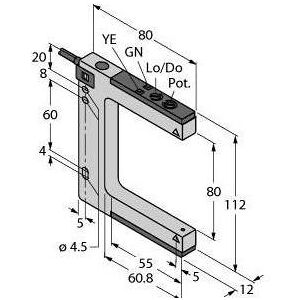 Turck Fourche optique Opto Sensor SLM80B6 W/30 (Capteur), Module électronique - Publicité Turck Fourche optique Opto Sensor SLM80B6 W/30 (Capteur), Module électronique - Publicité