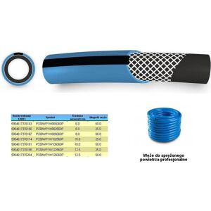 Poli, Outils pneumatiques : accessoires, WĄŻ DO SPRĘŻONEGO POWIETRZA FI = 12,5mm x 25m, NIEBIESKI, PROFESIONALNY - Publicité Poli, Outils pneumatiques : accessoires, WĄŻ DO SPRĘŻONEGO POWIETRZA FI = 12,5mm x 25m, NIEBIESKI, PROFESIONALNY - Publicité