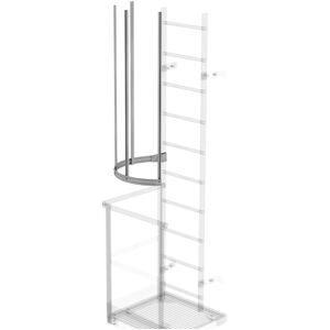 Günzburger, Échelle, Extension de protection en acier galvanisé pour échelles à crinoline G&nzburger (Échafaudages, 300 cm) - Publicité Günzburger, Échelle, Extension de protection en acier galvanisé pour échelles à crinoline G&nzburger (Échafaudages, 300 cm) - Publicité