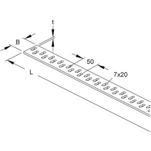 Niedax, Échelle + échafaudage : accessoires, NIE SPM 50X5/3 F Échelons, 30x3000 mm, t=5,0 mm galvanisés à chaud - Publicité Niedax, Échelle + échafaudage : accessoires, NIE SPM 50X5/3 F Échelons, 30x3000 mm, t=5,0 mm galvanisés à chaud - Publicité