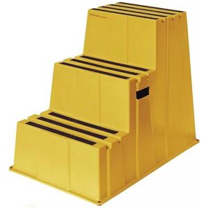 Twinco, Échelle, Marchepied robuste avec plate-forme 3 Hauteur de la plate-forme 730 mm Plastique jaune (Échelle à plate-forme, 89 cm) - Publicité Twinco, Échelle, Marchepied robuste avec plate-forme 3 Hauteur de la plate-forme 730 mm Plastique jaune (Échelle à plate-forme, 89 cm) - Publicité