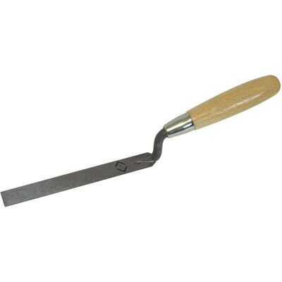 CK Outils T5073 - Truelle à doigt Demi-ronde 13mm - Acier au carbone hautement résistant - Manche en bois - Publicité CK Outils T5073 - Truelle à doigt Demi-ronde 13mm - Acier au carbone hautement résistant - Manche en bois - Publicité