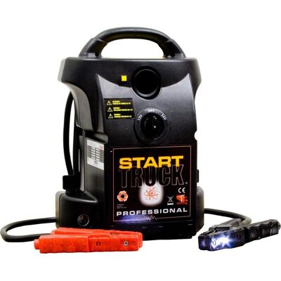 Elmag, Aide au démarrage, Station d'énergie / Démarreur 12/24V START TRUCK 5000/2500 Ampères (1800 A, 44000 mAh) - Publicité Elmag, Aide au démarrage, Station d'énergie / Démarreur 12/24V START TRUCK 5000/2500 Ampères (1800 A, 44000 mAh) - Publicité