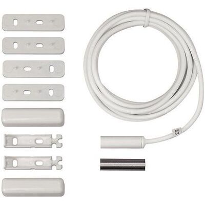 Contacteur magnétique Indexa MK07 Blanc - Accessoire de sécurité - Publicité Contacteur magnétique Indexa MK07 Blanc - Accessoire de sécurité - Publicité