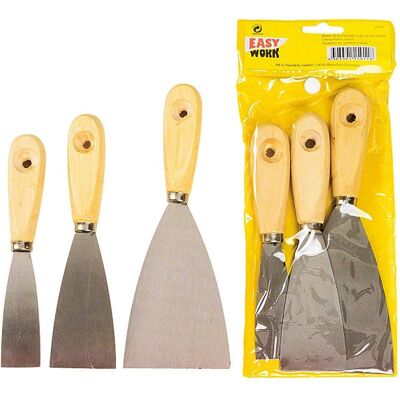 4x Easy Work, Truelle + spatule, Malerspachtelsatz (8 cm) - Publicité 4x Easy Work, Truelle + spatule, Malerspachtelsatz (8 cm) - Publicité