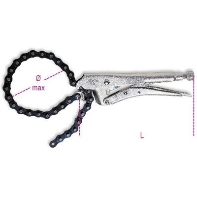 BETA, Pinces, 010640023 Verstellbarer Kettengreifer 230 mm (230 mm) - Publicité BETA, Pinces, 010640023 Verstellbarer Kettengreifer 230 mm (230 mm) - Publicité