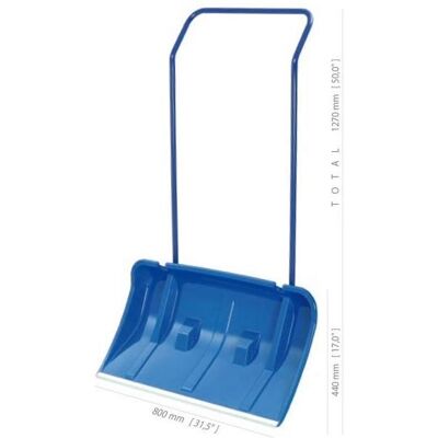 Prosperplast, Pelle à neige, łopata Podwójna Arctic Niebieska 80cm - Publicité Prosperplast, Pelle à neige, łopata Podwójna Arctic Niebieska 80cm - Publicité