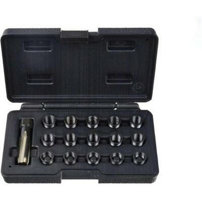 GEKO, Outils automobiles, Kit de réparation des filetages de bougies d'allumage, 16 pcs. Publicité GEKO, Outils automobiles, Kit de réparation des filetages de bougies d'allumage, 16 pcs. Publicité