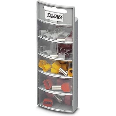 Phoenix Contact, Connecteur pour câble, Assortiment d'embouts jumelés 4 mm² 10 mm² Gris, Jaune, Rouge 3202999 40 pcs. Publicité Phoenix Contact, Connecteur pour câble, Assortiment d'embouts jumelés 4 mm² 10 mm² Gris, Jaune, Rouge 3202999 40 pcs. Publicité