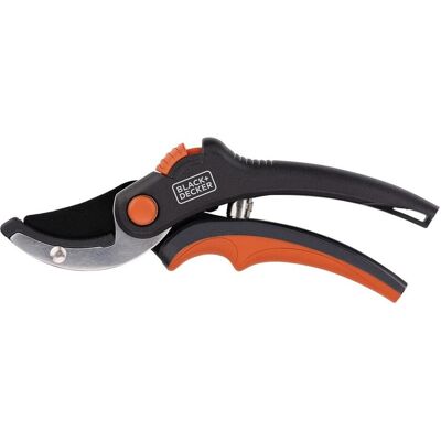 Sécateur Black & Decker - Capacité 14 Ø cm - Lame en acier trempé - Publicité Sécateur Black & Decker - Capacité 14 Ø cm - Lame en acier trempé - Publicité