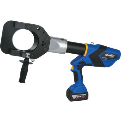 Klauke - AKU-Hydraulisches Schneidwerkzeug - 105 mm - alimenté par batterie - télécommande - Publicité Klauke - AKU-Hydraulisches Schneidwerkzeug - 105 mm - alimenté par batterie - télécommande - Publicité