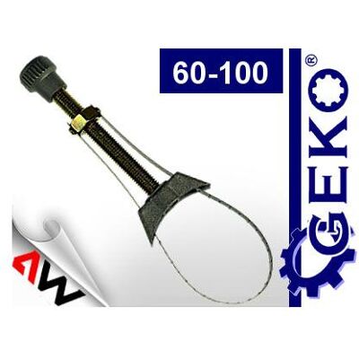GEKO, Outils automobiles, Ãlfilterschlüssel, Länge 20cm, Bereich 60-100mm - Publicité GEKO, Outils automobiles, Ãlfilterschlüssel, Länge 20cm, Bereich 60-100mm - Publicité