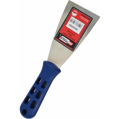 Spatule en acier inoxydable avec poignée en plastique - 40mm - Publicité Spatule en acier inoxydable avec poignée en plastique - 40mm - Publicité