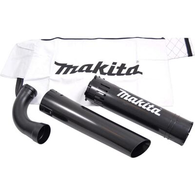 Makita, Machine de jardinage : accessoires, Kit d'aspiration (Aspirateur + souffleur de feuilles) - Publicité Makita, Machine de jardinage : accessoires, Kit d'aspiration (Aspirateur + souffleur de feuilles) - Publicité