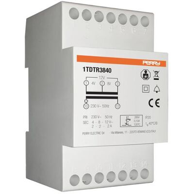 Wallair 1TDTR3840 Transformateur - 4V, 8V, 12V - Durable, Compact - Publicité Wallair 1TDTR3840 Transformateur - 4V, 8V, 12V - Durable, Compact - Publicité