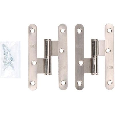 Charnière gauche en acier EDM PN04 - Accessoire de porte - Publicité Charnière gauche en acier EDM PN04 - Accessoire de porte - Publicité