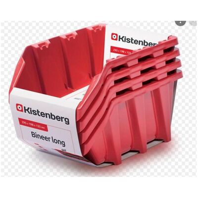Prosperplast, Malette à outils, KUWETY 12 BINERIO ILGAS 6SZT CZERWONE 295 x 198 x 195 mm KBILS30-3020 (6 pièces) - Publicité Prosperplast, Malette à outils, KUWETY 12 BINERIO ILGAS 6SZT CZERWONE 295 x 198 x 195 mm KBILS30-3020 (6 pièces) - Publicité