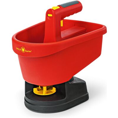 Distributeur Universel Wolf-Garten - 15L - Fonctionne sur Batterie - Largeur Réglable - Pour Graines et Engrais - Publicité Distributeur Universel Wolf-Garten - 15L - Fonctionne sur Batterie - Largeur Réglable - Pour Graines et Engrais - Publicité