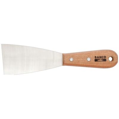 BAHCO - Lame 100mm - Manche bois - Spatule de peintre - Publicité BAHCO - Lame 100mm - Manche bois - Spatule de peintre - Publicité