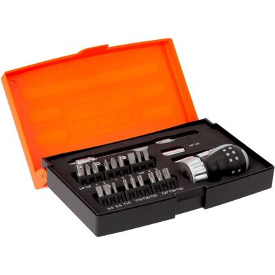 Bahco Modèle 808050S-22 Ensemble de tournevis à cliquet court et compact - Outils à main - Publicité Bahco Modèle 808050S-22 Ensemble de tournevis à cliquet court et compact - Outils à main - Publicité