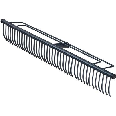 Siena Garden, Râteau, Râteau à gazon 40 dents 70 cm sans manche anthracite - Publicité Siena Garden, Râteau, Râteau à gazon 40 dents 70 cm sans manche anthracite - Publicité
