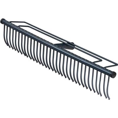 Siena Garden, Râteau, Râteau à gazon 32 dents 60 cm sans manche, anthracite - Publicité Siena Garden, Râteau, Râteau à gazon 32 dents 60 cm sans manche, anthracite - Publicité