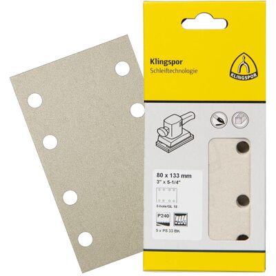 Klingspor, Abrasifs, PS 33 BK SB-emballé - Coupes 115 x 230 mm (240) - Publicité Klingspor, Abrasifs, PS 33 BK SB-emballé - Coupes 115 x 230 mm (240) - Publicité