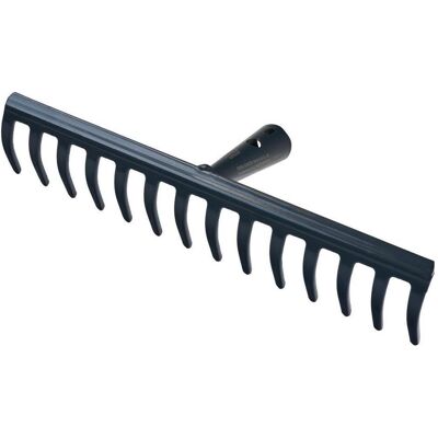 Siena Garden, Râteau, Râteau de jardin 14 dents 36 cm sans manche anthracite - Publicité Siena Garden, Râteau, Râteau de jardin 14 dents 36 cm sans manche anthracite - Publicité