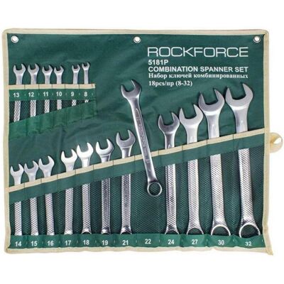 Ensemble de Clés de 18 Pièces Rockforce - Outils - Publicité Ensemble de Clés de 18 Pièces Rockforce - Outils - Publicité