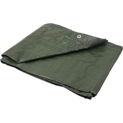 GEKO, Bâche, Bâche solide PP/PE imperméable, vert, 12x18m (18 x 12 m) - Publicité GEKO, Bâche, Bâche solide PP/PE imperméable, vert, 12x18m (18 x 12 m) - Publicité