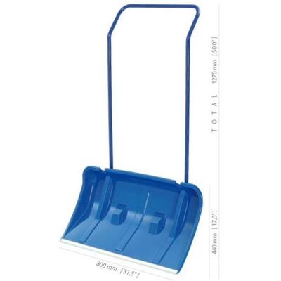 Prosperplast, Pelle à neige, łopata Podwójna Arctic Niebieska 80cm - Publicité Prosperplast, Pelle à neige, łopata Podwójna Arctic Niebieska 80cm - Publicité