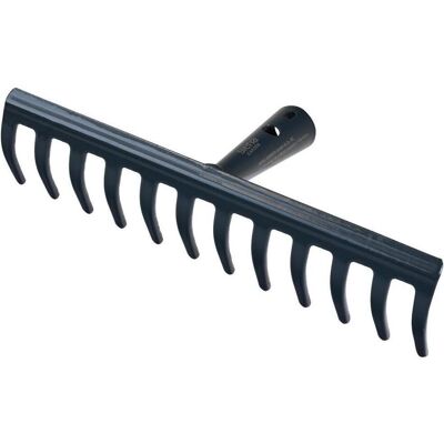 Siena Garden, Râteau, Râteau de jardin 12 dents 31 cm sans manche anthracite - Publicité Siena Garden, Râteau, Râteau de jardin 12 dents 31 cm sans manche anthracite - Publicité