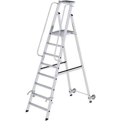 Munk Günzburger Steigtechnik - Échelle en aluminium 8 niveaux - Solide & Légère - Publicité Munk Günzburger Steigtechnik - Échelle en aluminium 8 niveaux - Solide & Légère - Publicité