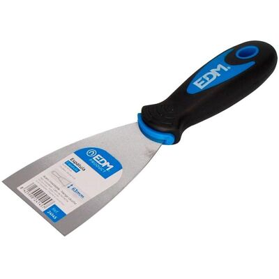EDM, Truelle + spatule, Poignée en caoutchouc professionnelle (6.30 cm) - Publicité EDM, Truelle + spatule, Poignée en caoutchouc professionnelle (6.30 cm) - Publicité
