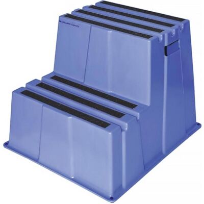 Twinco, Échelle, Marchepied robuste avec plate-forme 2 Hauteur de la plate-forme 500 mm plastique bleu (Échelle à plate-forme, Marchepied pliant, 65 cm) - Publicité Twinco, Échelle, Marchepied robuste avec plate-forme 2 Hauteur de la plate-forme 500 mm plastique bleu (Échelle à plate-forme, Marchepied pliant, 65 cm) - Publicité