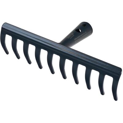 Siena Garden, Râteau, Râteau de jardin 10 dents 25 cm sans manche, anthracite - Publicité Siena Garden, Râteau, Râteau de jardin 10 dents 25 cm sans manche, anthracite - Publicité