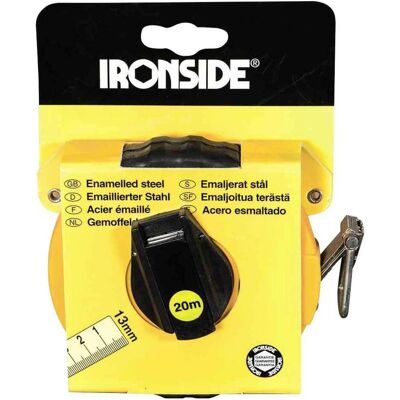 Mètre-ruban en acier Ironside 20 m - Résistant aux chocs, Acier inoxydable - Publicité Mètre-ruban en acier Ironside 20 m - Résistant aux chocs, Acier inoxydable - Publicité