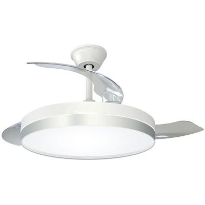 EDM Ceiling fan 3cct ø107 cm, silver, Ventilateur, Argent - Publicité EDM Ceiling fan 3cct ø107 cm, silver, Ventilateur, Argent - Publicité