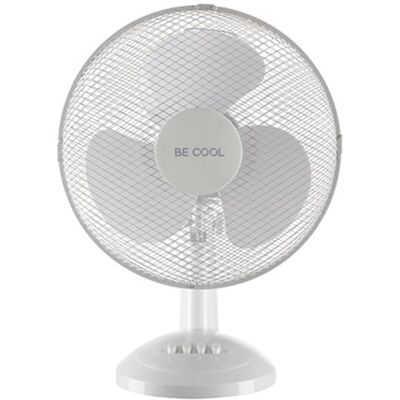 Be Cool TISCHVENTLATOR 30CM (BC12TF WS), Ventilateur, Blanc - Publicité Be Cool TISCHVENTLATOR 30CM (BC12TF WS), Ventilateur, Blanc - Publicité