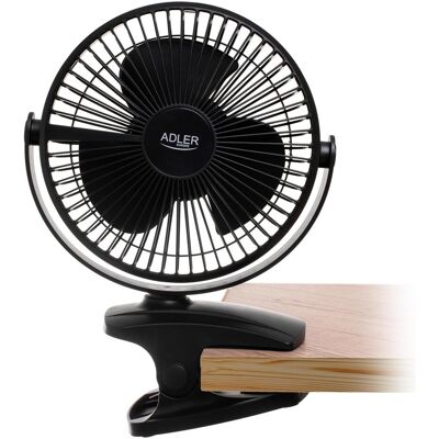 Adler AD 7342b, Ventilateur, Noir - Publicité Adler AD 7342b, Ventilateur, Noir - Publicité